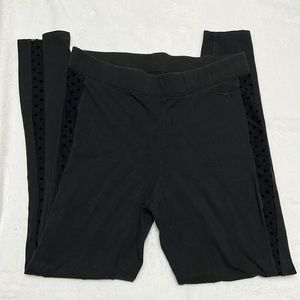 PINK Victoria’s Secret Black Polkadot Leggings